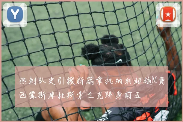 热刺队史引援新篇章托纳利超越M费西蒙斯库杜斯索兰克跻身前五